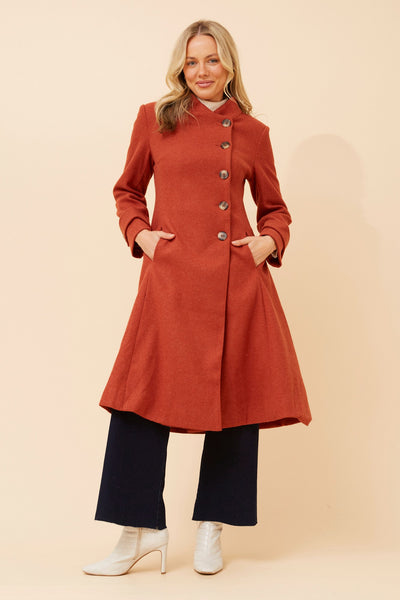Zenith fit and flare coat | Buy Online | Femme Connection