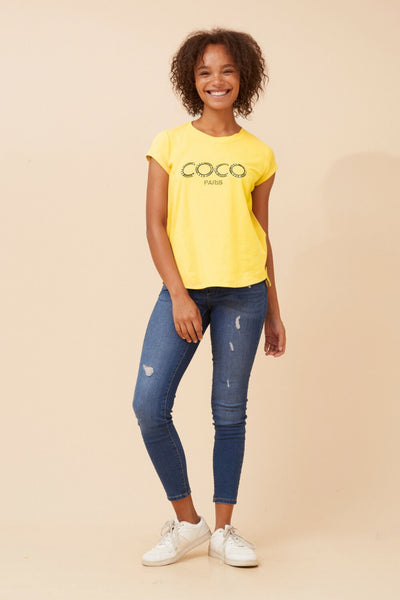 Coco graphic tee | Buy Online | Femme Connection