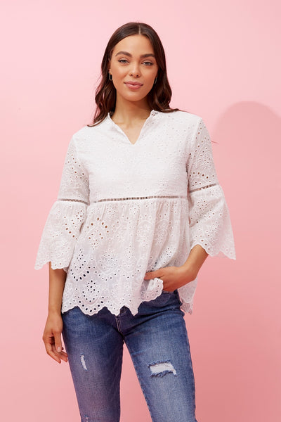 Broderie anglaise top | Buy Online | Femme Connection