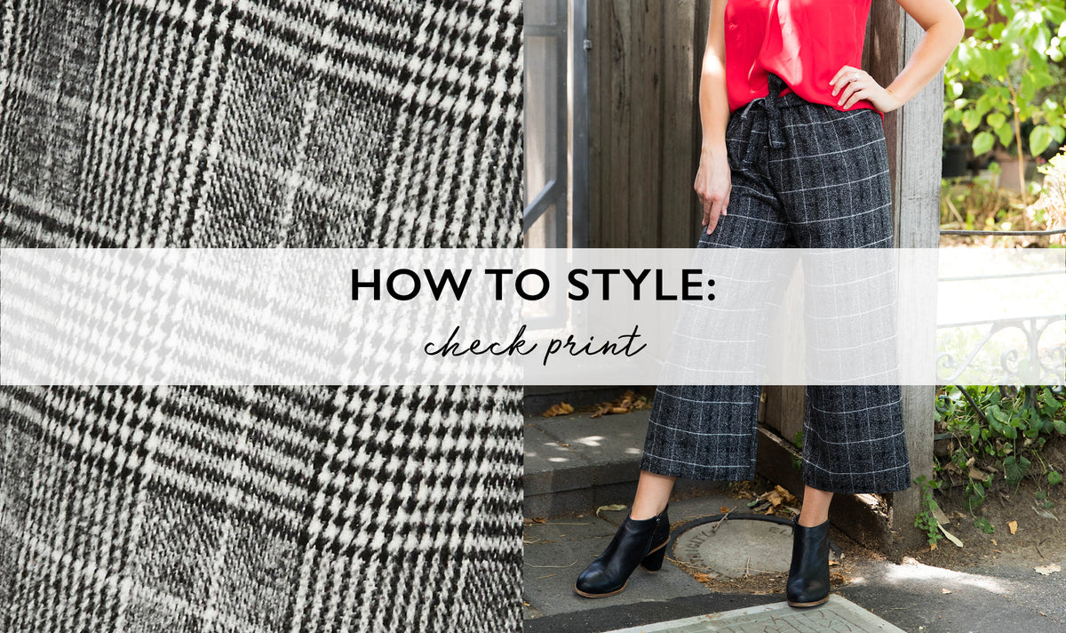 How to Style: Check & Tartan Print
