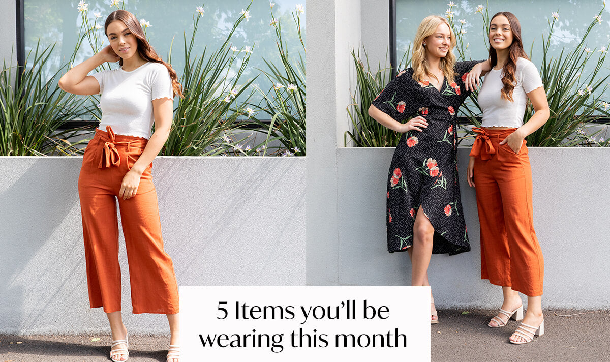The 5 Items You Need to Be Wearing This Month