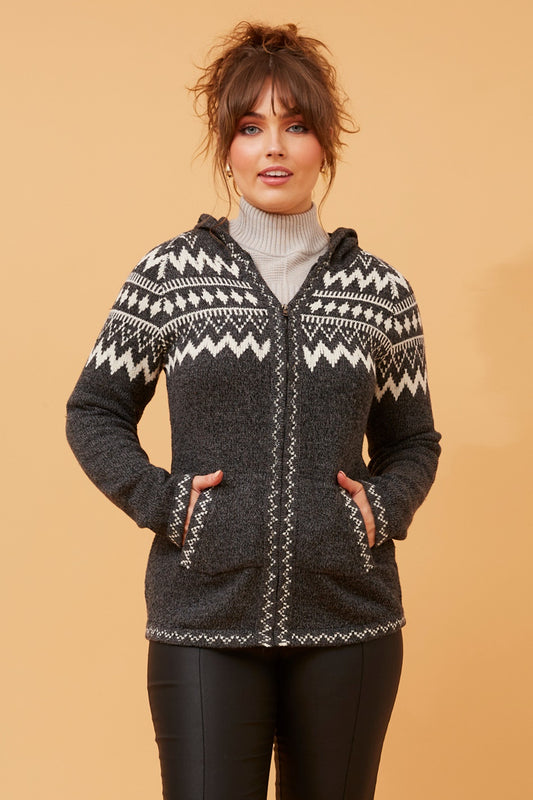 PERU KNIT CARDIGAN