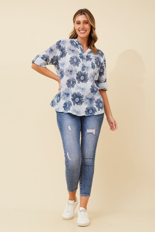 ROSETTA FLORAL TOP