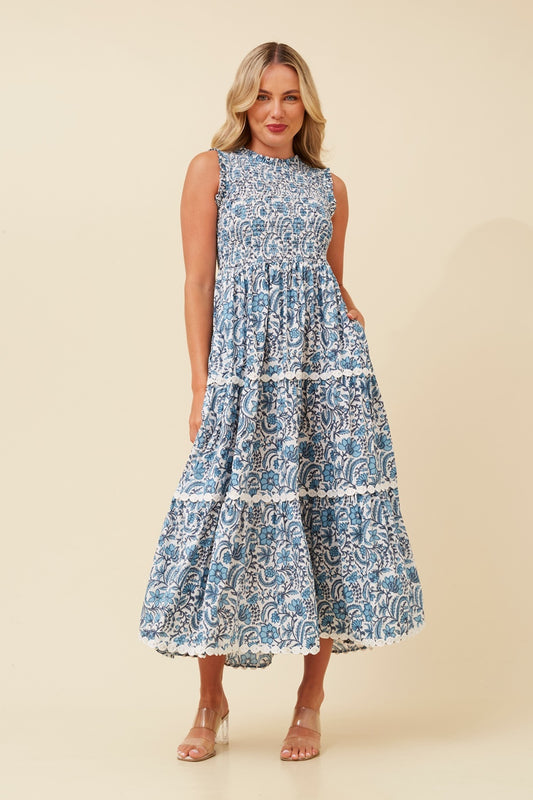 KEIRA TIERED MAXI DRESS