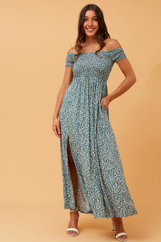 ROBIN FLORAL MAXI DRESS