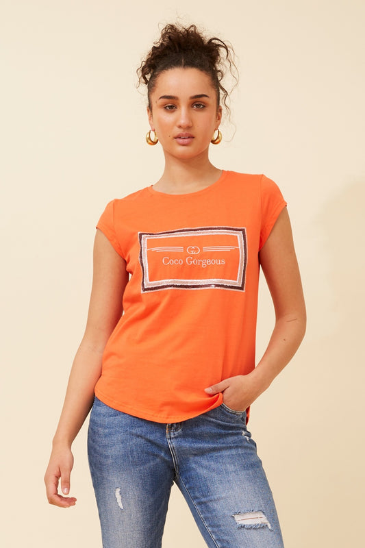 COCO EMBELLISHED TEE