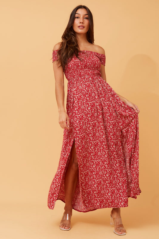 ROBIN FLORAL MAXI DRESS