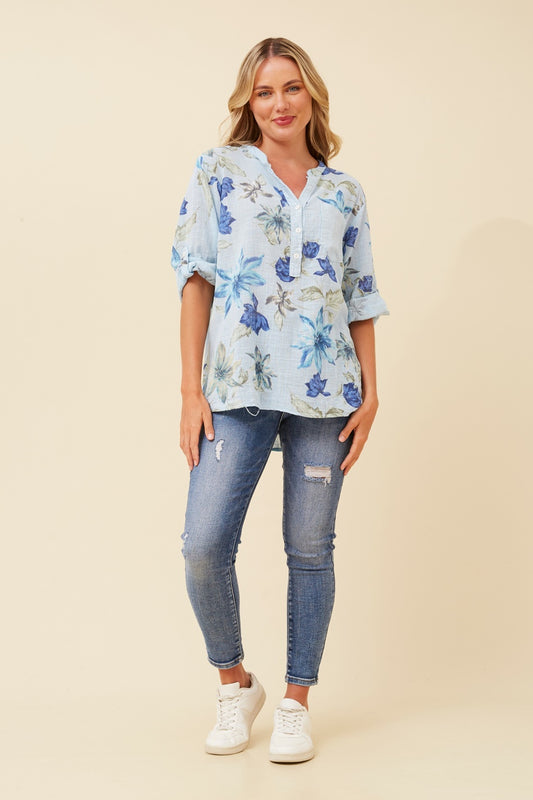 ROSETTA FLORAL TOP