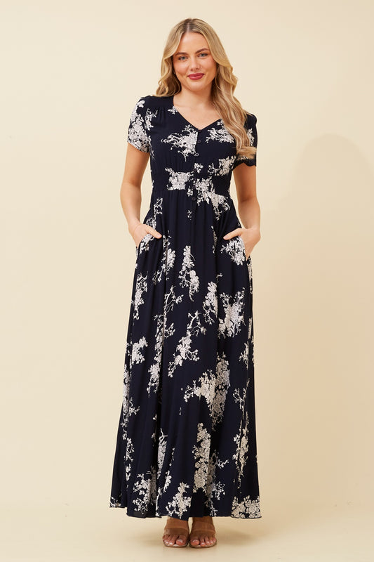 MEGAN FLORAL MAXI DRESS