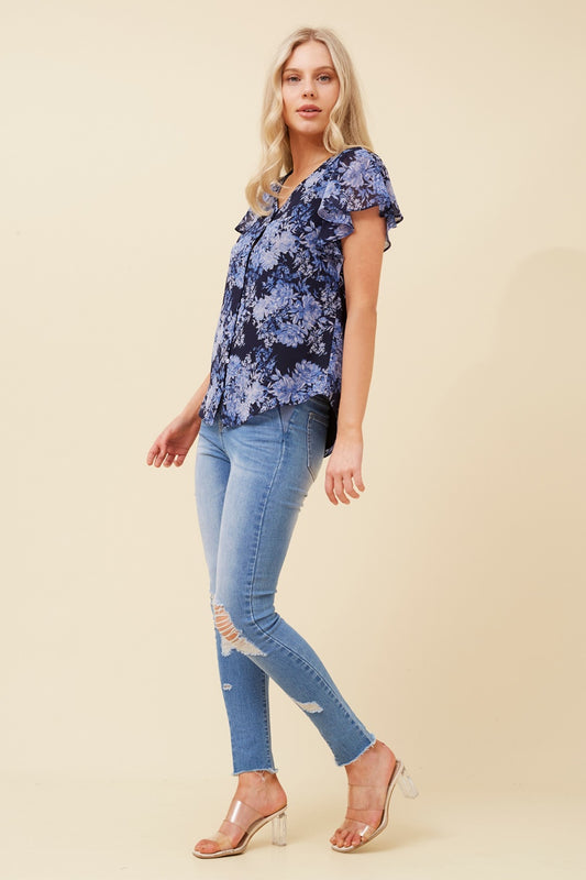 ROMY FLORAL TOP