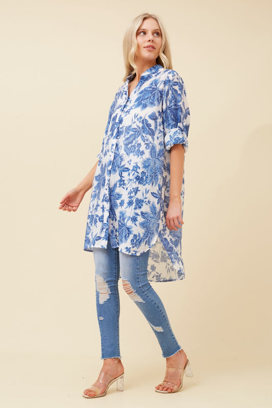 JANSON BOTANICAL PRINT SHIRT