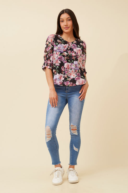 JAMARI FLORAL BLOUSE