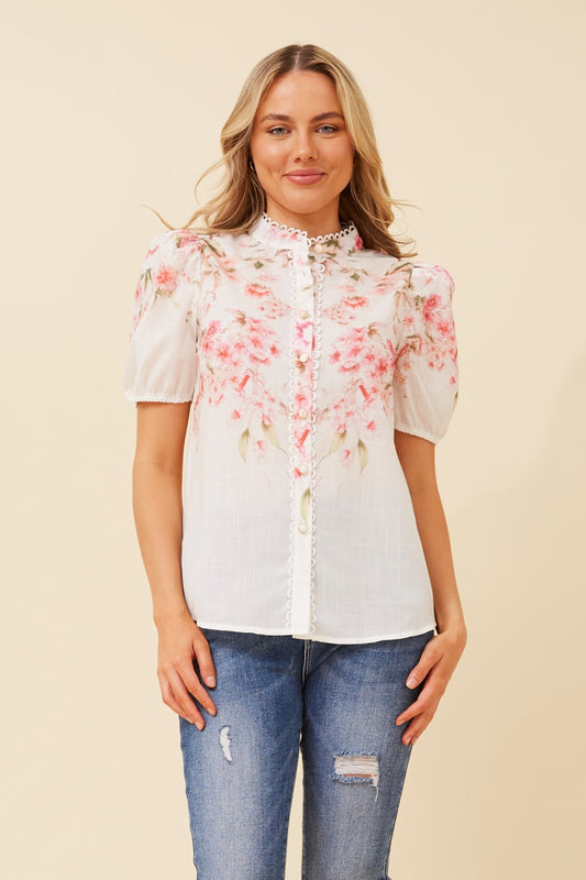 KATANA FLORAL BLOUSE