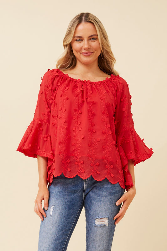 TAYLOR OFF SHOULDER TOP