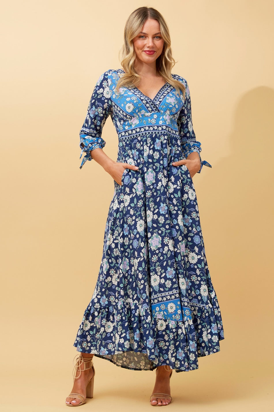 JASMINE FLORAL BOHO MAXI DRESS