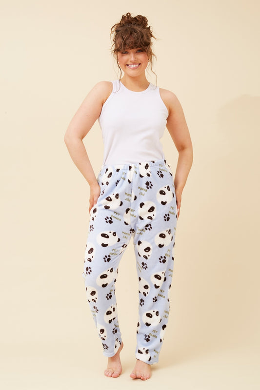 LEE PANDA PRINT PLUSH PYJAMA PANTS