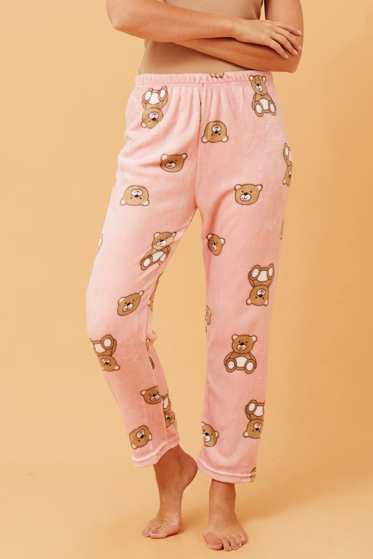 LEE TEDDY BEAR PLUSH PYJAMA PANT