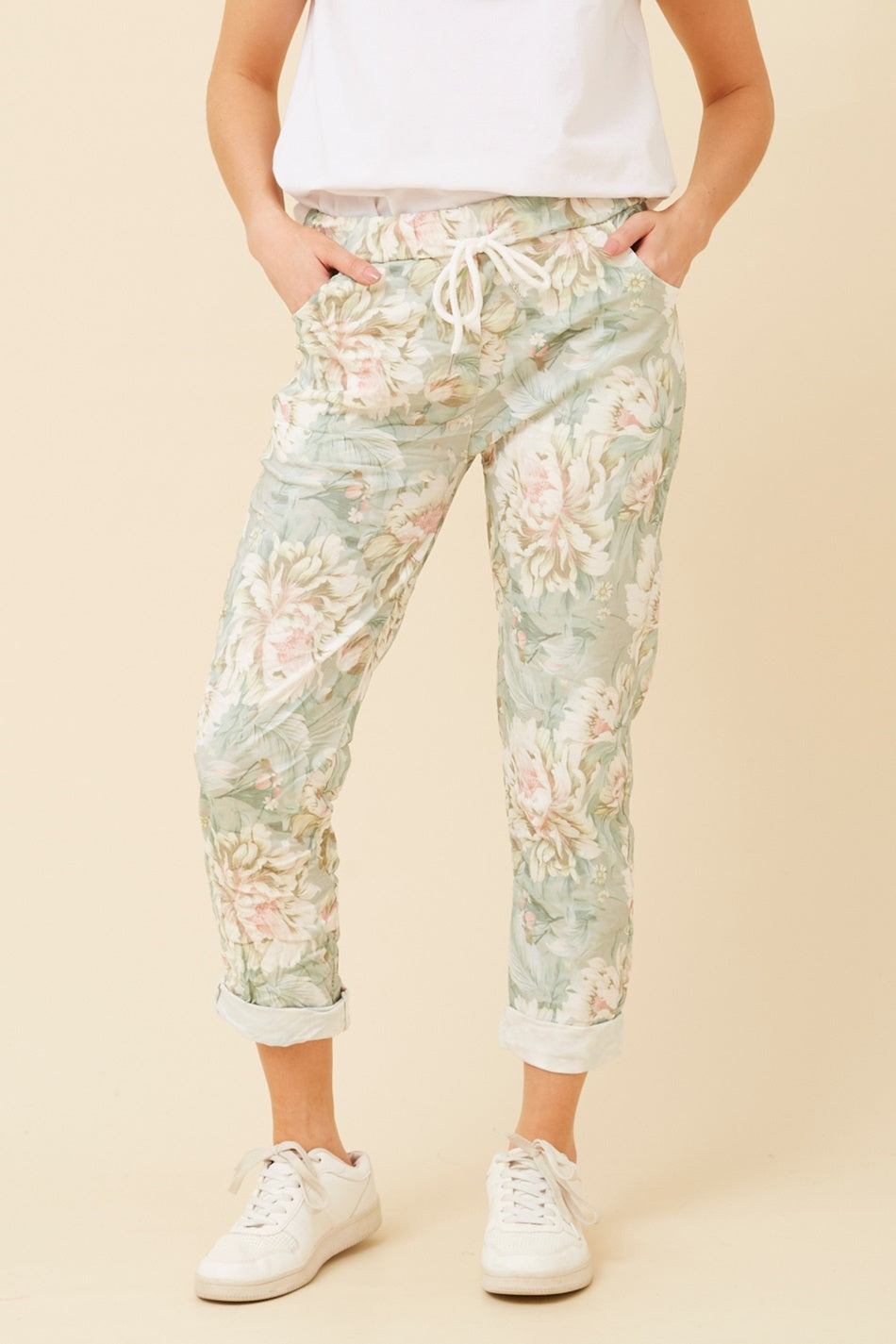 【BAON】Hights Flower String Jogger Pants BAON】Hights Flower String Jogger Pants Amazon.com: Womens