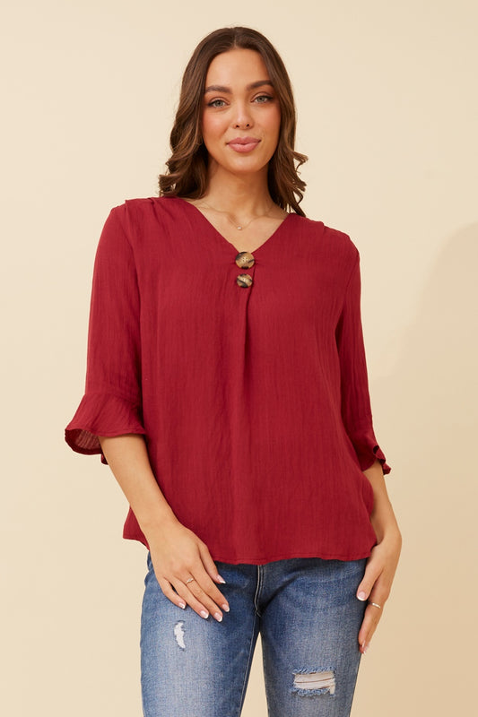 RUE BUTTON DETAIL TOP