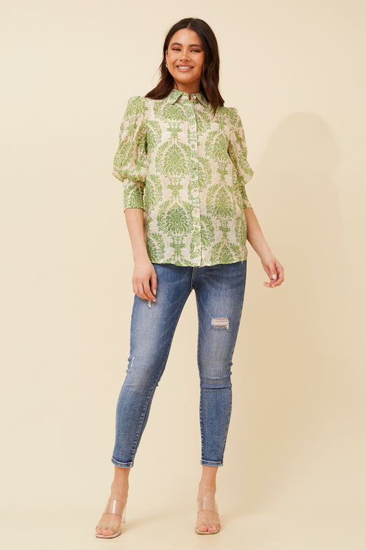 ISHLA BALLOON SLEEVE SHIRT