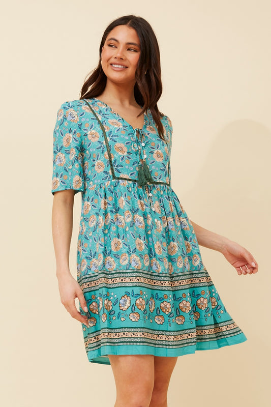 INDIANA BOHO SHORT DRESS