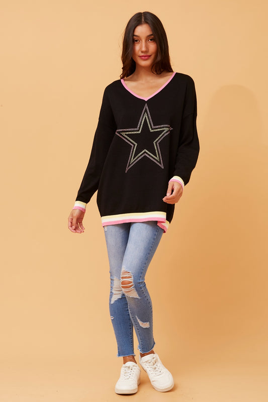 NILSON EMBELLISHED KNIT JUMPER