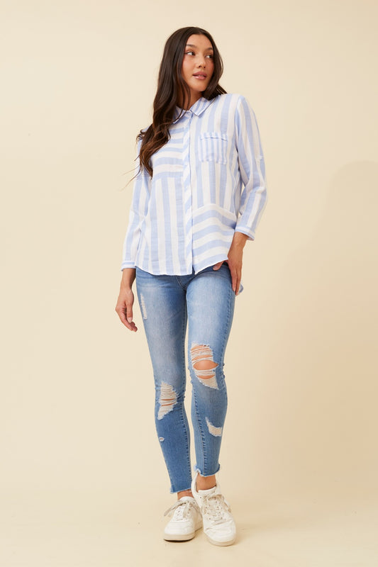 MCKINLEY STRIPE PRINT SHIRT