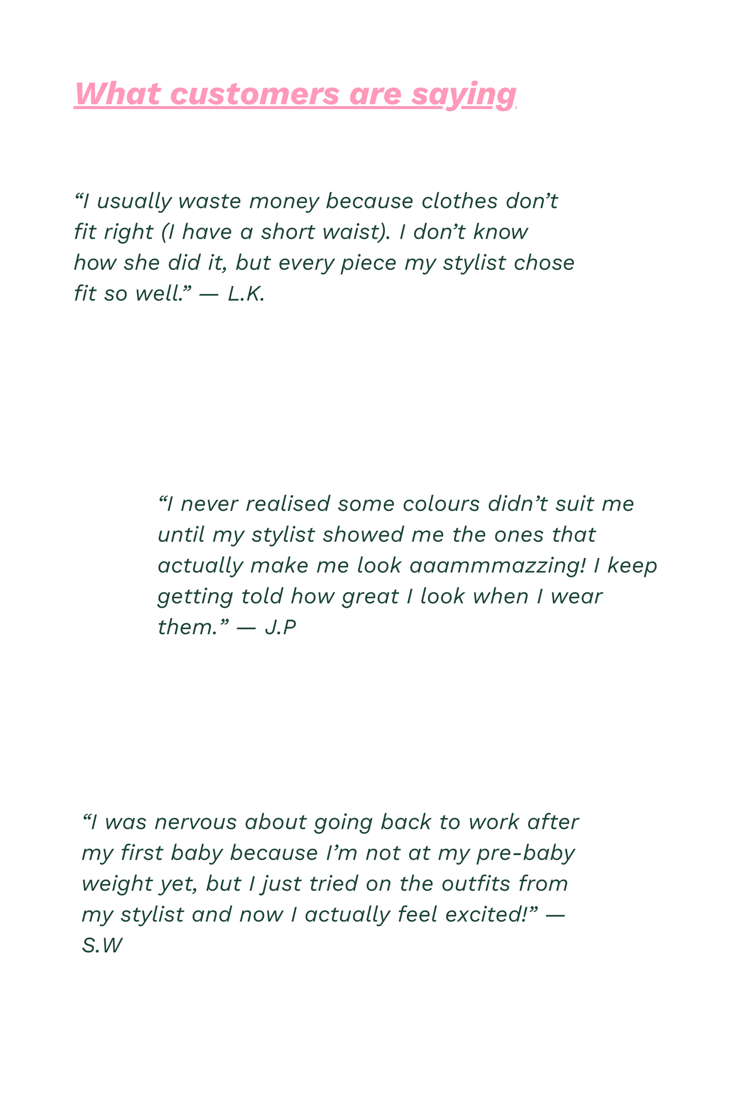 Personal Styling, Made Easy