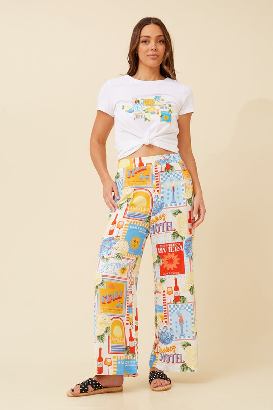 LOXANA WANDERLUST PRINT PANTS