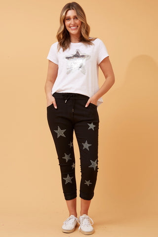 Baby Girl's Cute Star Full Print Pants Kid's Casual Trousers - Temu Belgium