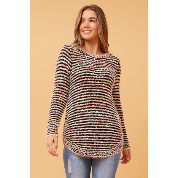 JARITA STRIPED KNIT JUMPER