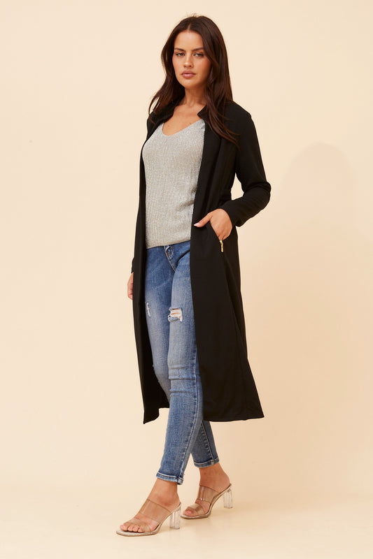 ADELLA LONGLINE CARDIGAN