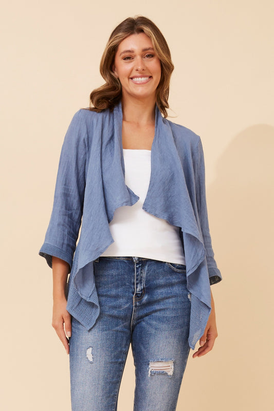MAJELLA LINEN CARDIGAN