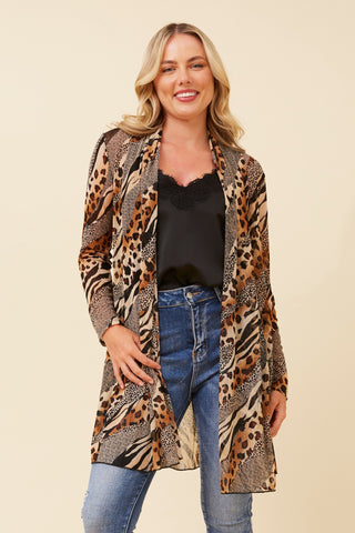 Alitzel animal print cardigan | Buy Online | Femme Connection