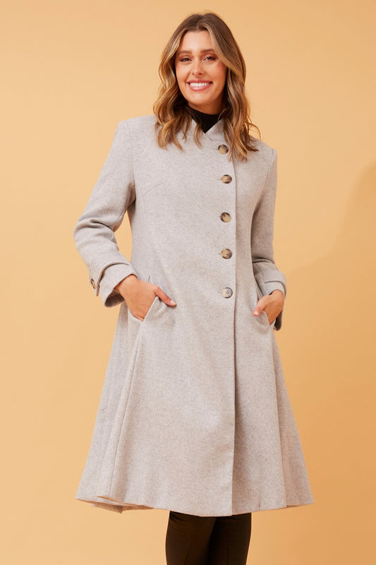 ZENITH BUTTON CLOSURE COAT