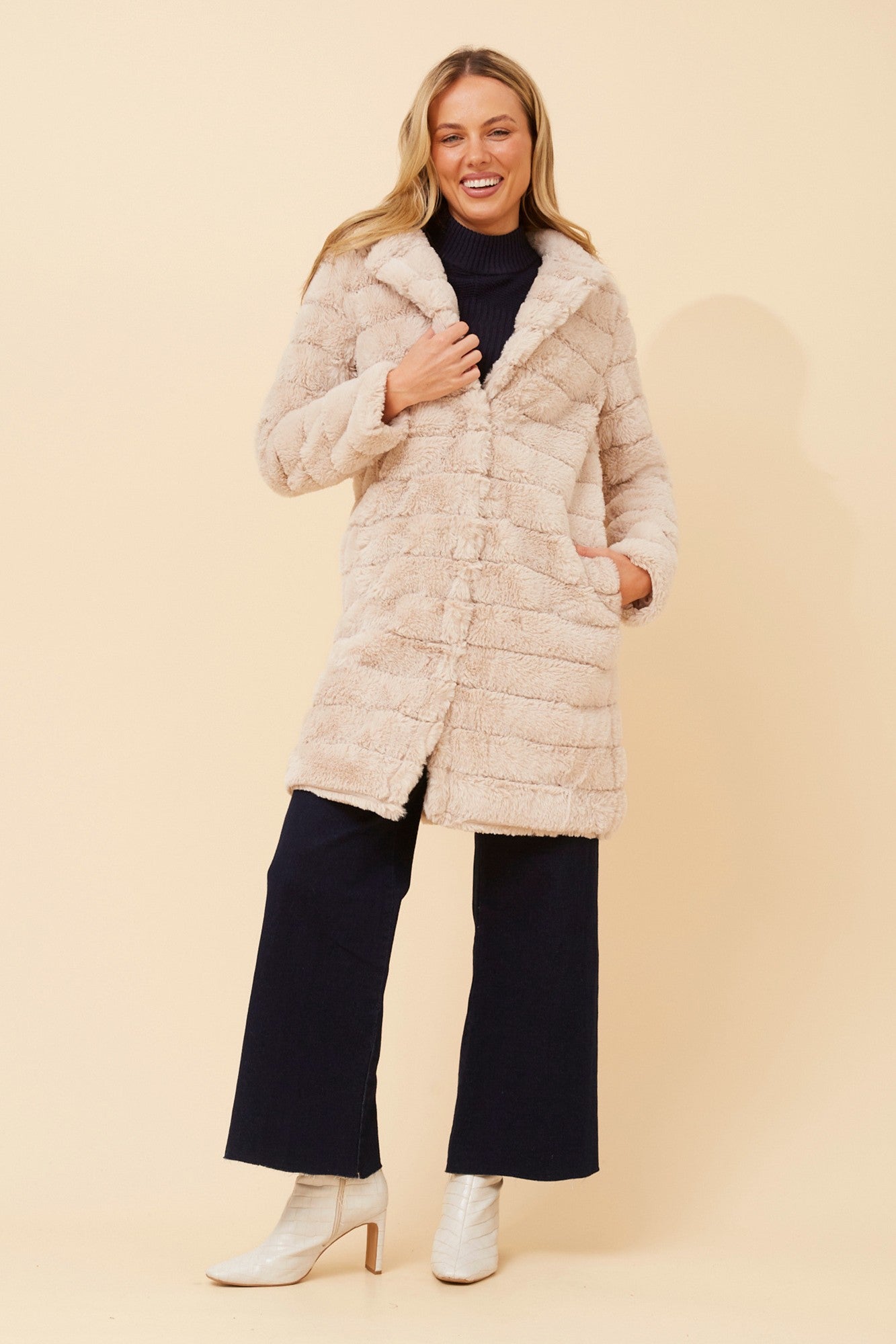 Axelle faux fur coat | Buy Online | Femme Connection