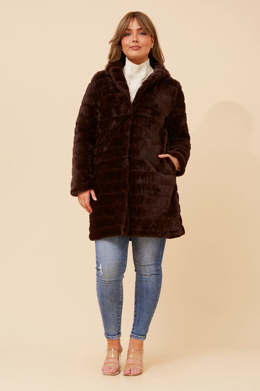 AXELLE FAUX FUR COAT