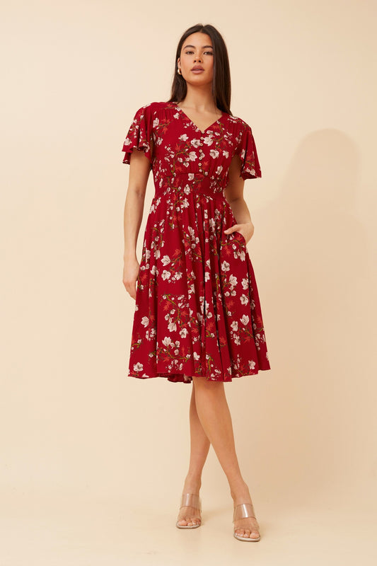 SANDY FLORAL DRESS