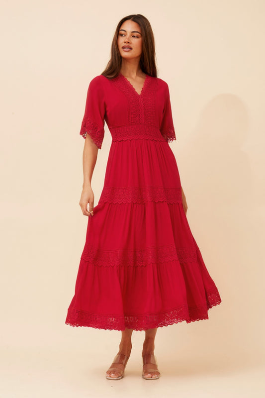 BYRON LACE MAXI DRESS