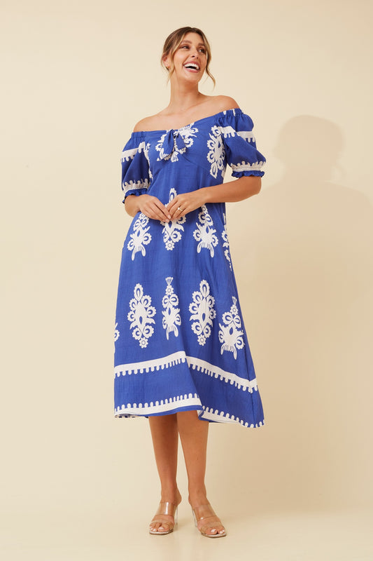 FAITH BOHO MIDI DRESS