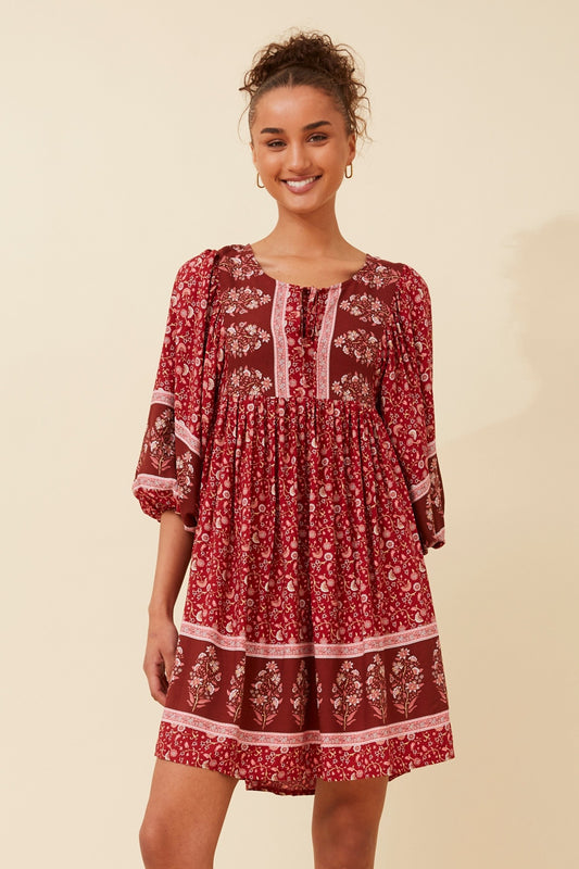 MOLLY FLORAL SHORT DRESS