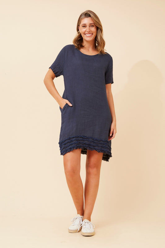 DIVANA LINEN DRESS