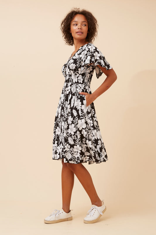 SANDY FLORAL DRESS