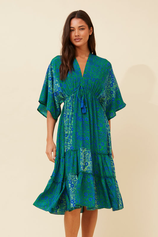 CHANDI BOHO MIDI DRESS