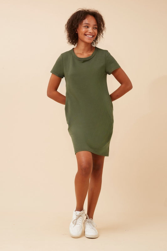 FLORINDA SOLID SHORT DRESS