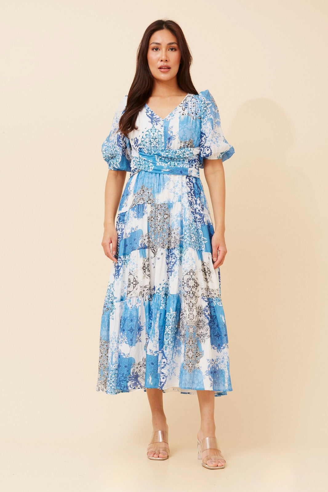 GIZETTE CROSSOVER MAXI DRESS main image 0