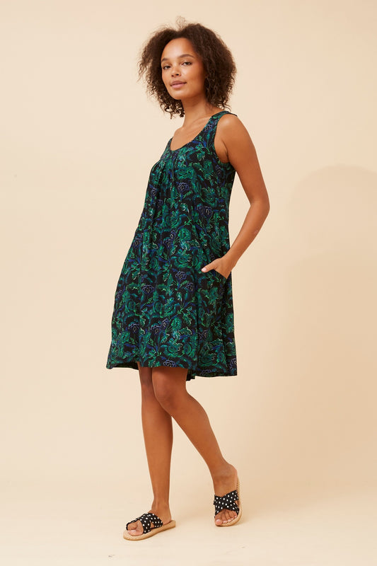 VENICE FLORAL SHORT DRESS