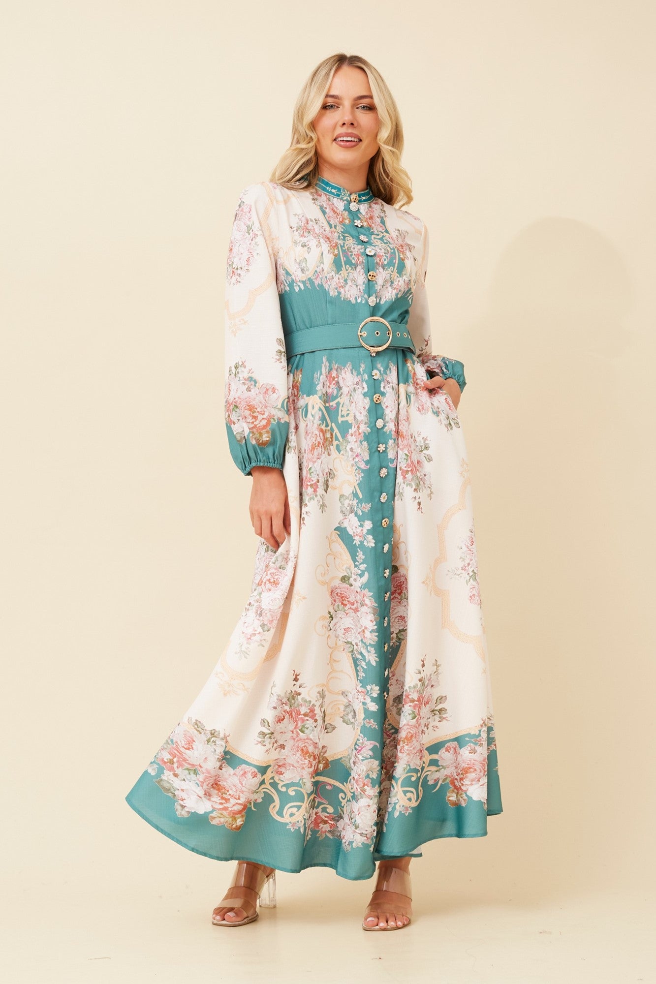 Aris floral maxi dress Buy Online Femme Connection