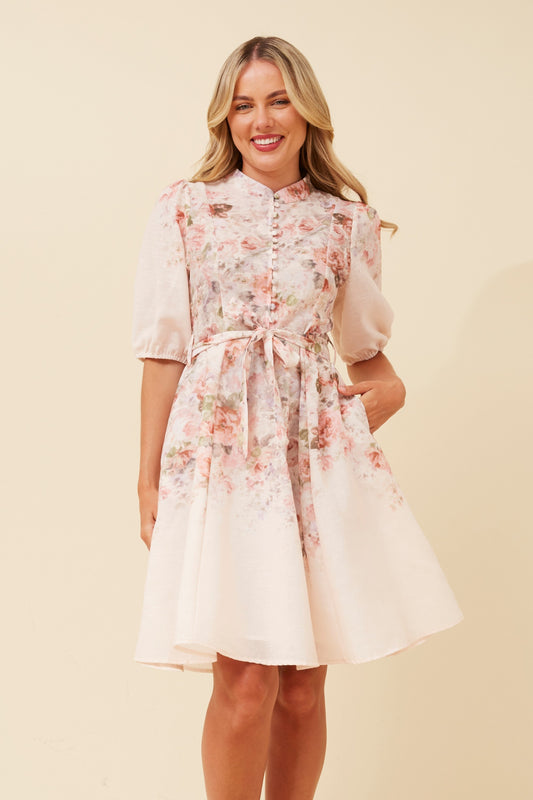 BRYNLEE FLORAL SHORT DRESS