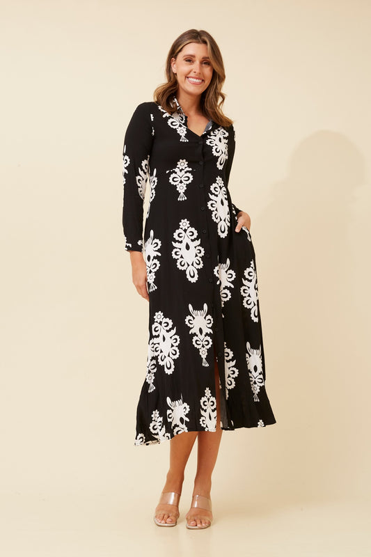 ADLER SHIRT MAXI DRESS
